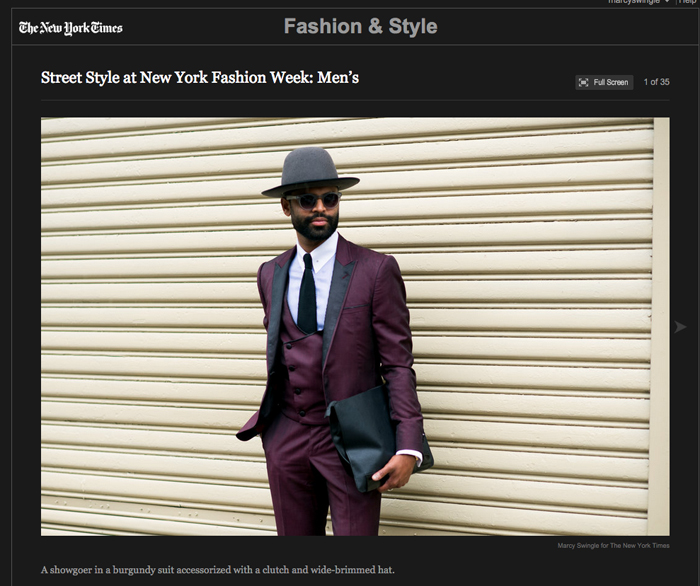 NY Fashion Week Men's Street Style