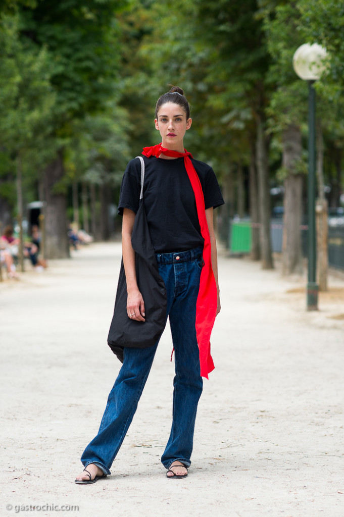 Cris Herrmann at Chanel Couture FW2015